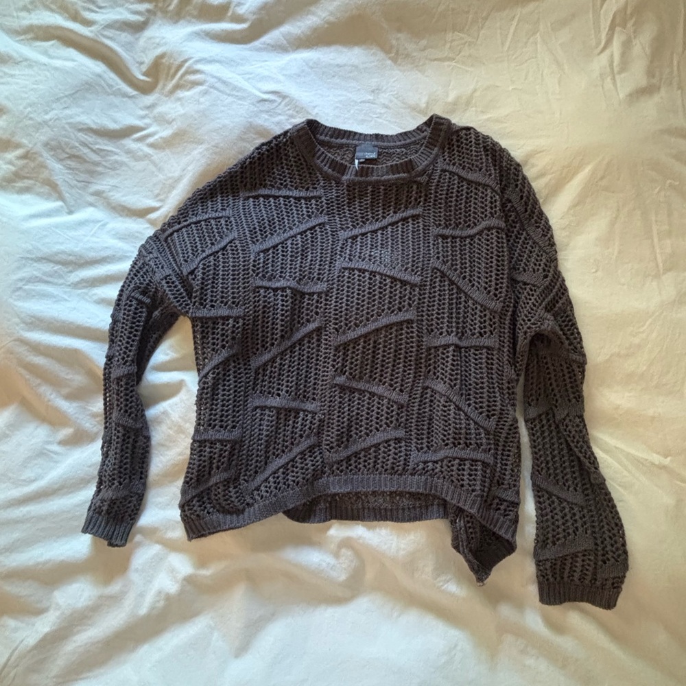 SPARKLE & FADE | Grey Knit Sweater